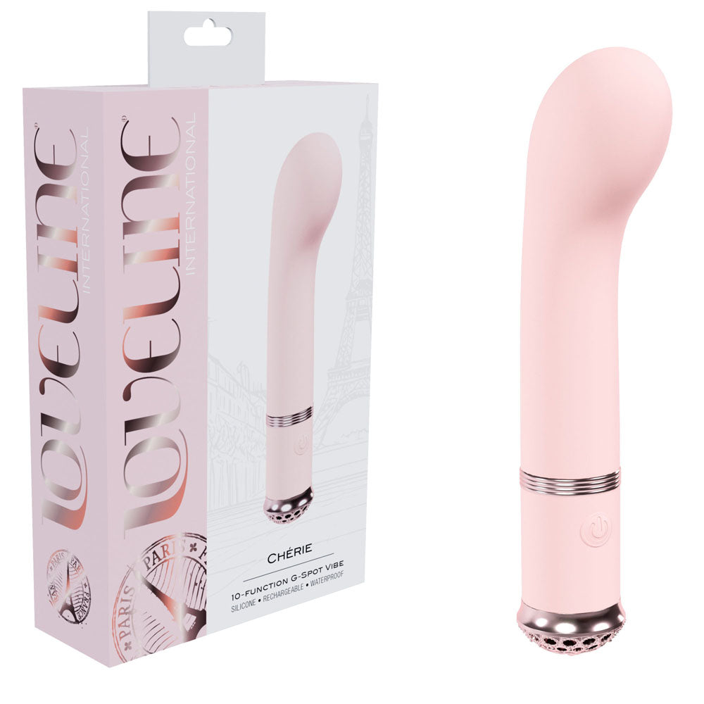LOVELINE Cherie - Pink - Pink 14 cm USB Rechargeable Vibrator Shots Toys